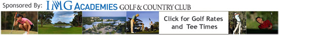 Golf sponsored by IMG Academies Golf and Country Club